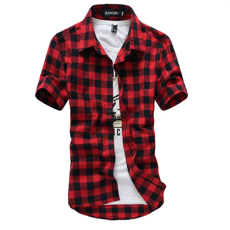 Chemise à carreaux