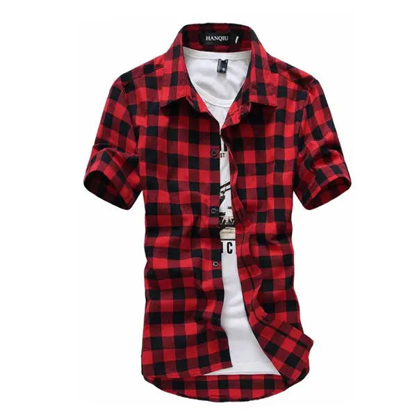 Chemise à carreaux