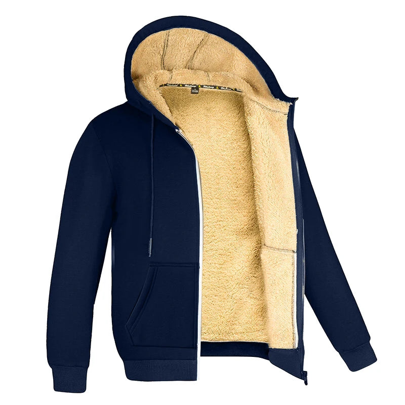 Blouson Zippé Doublé Polaire