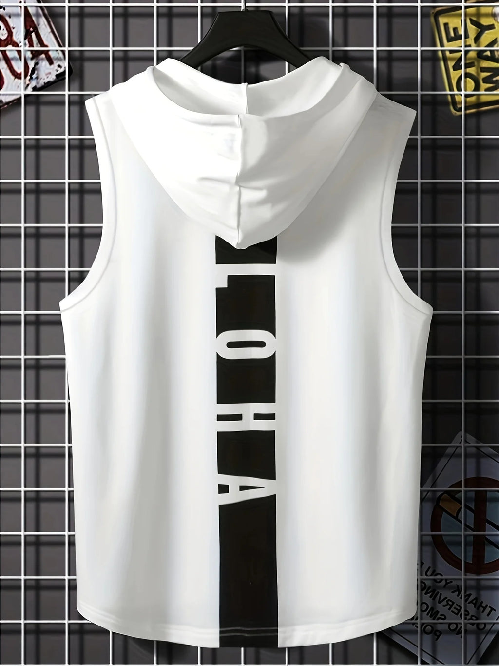 Hoodie Sans Manches Style Streetwear