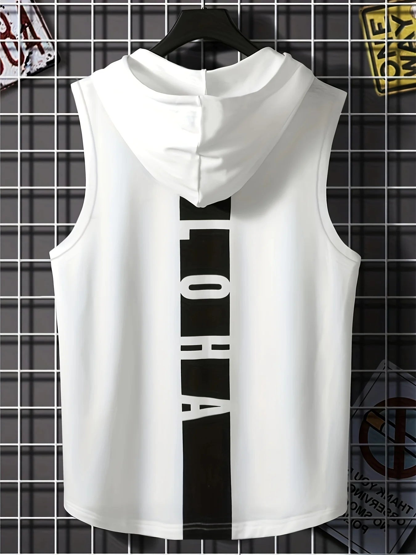 Hoodie Sans Manches Style Streetwear