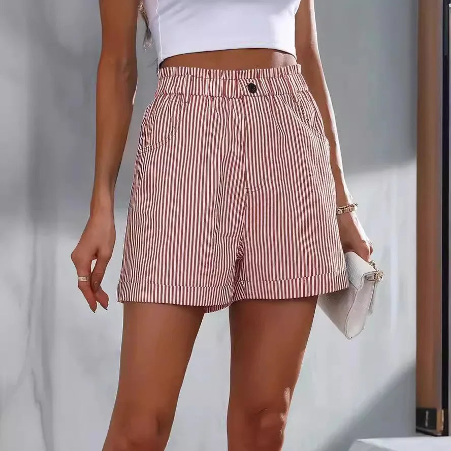 Short rayé casual