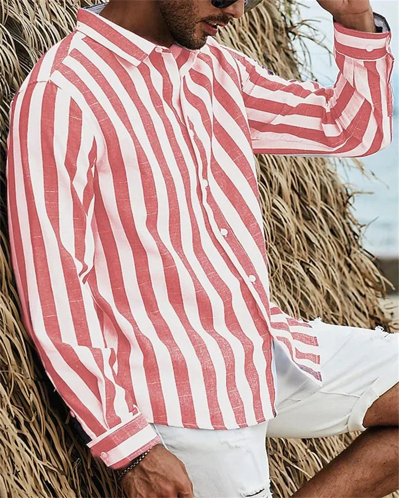 Chemise à rayures