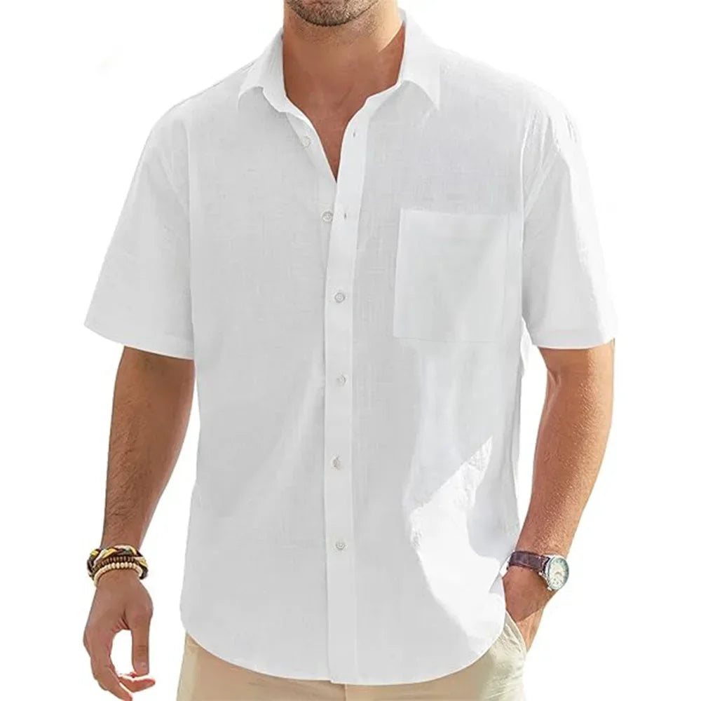 Chemise Eté en lin mélangé