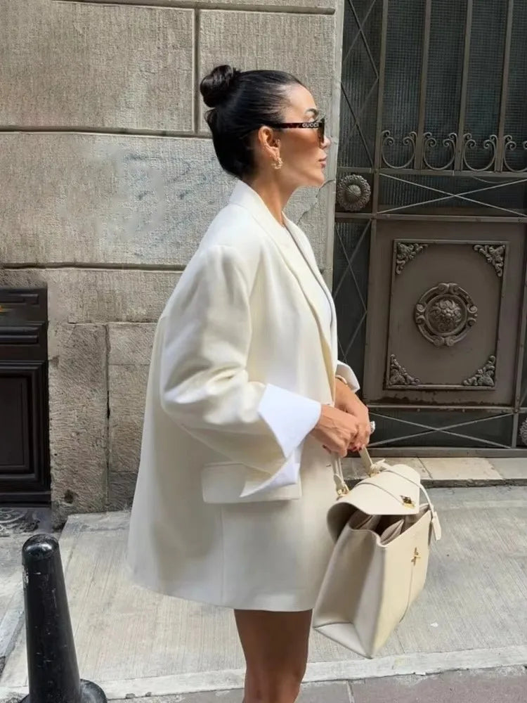 Blazer Oversize à Poches