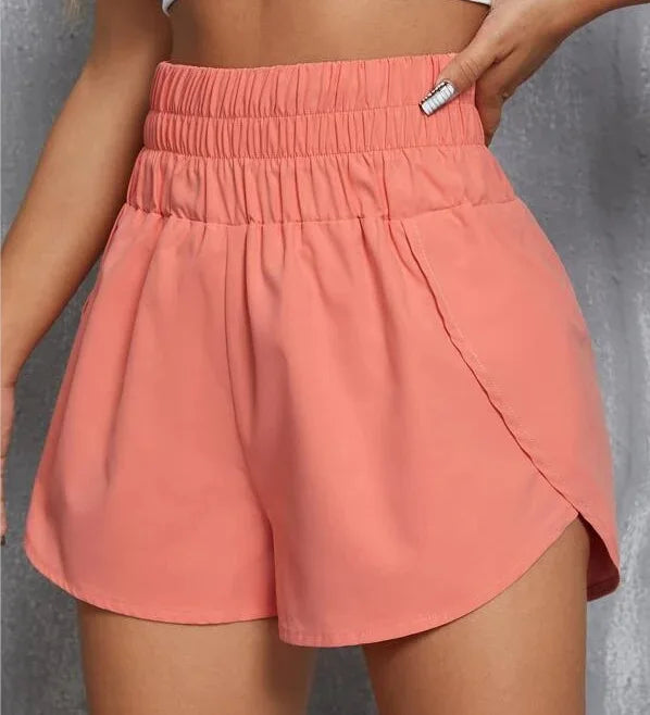 Short léger taille haute