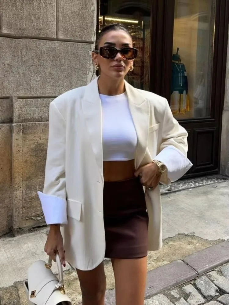 Blazer Oversize à Poches