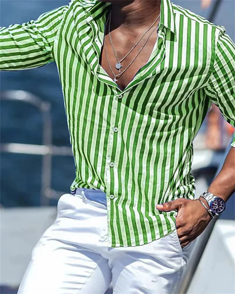 Chemise à rayures