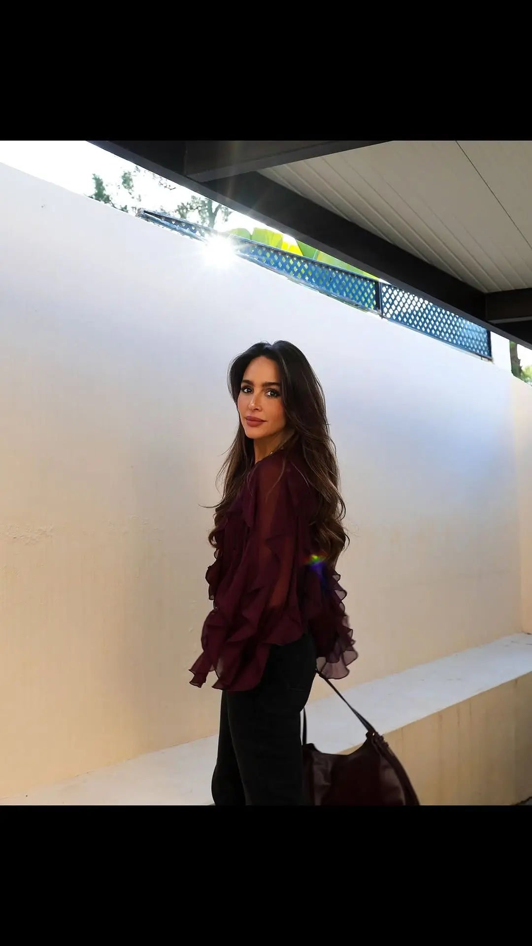 Blouse à Volants Élégante