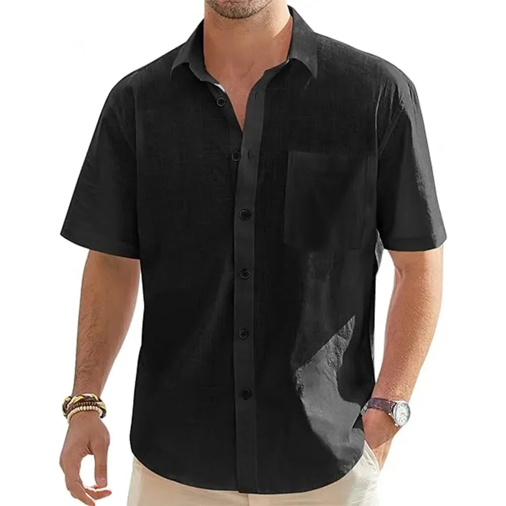 Chemise Eté en lin mélangé