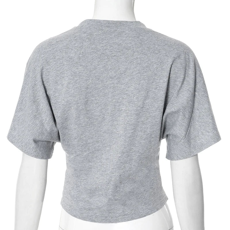 T-shirt femme col rond slim