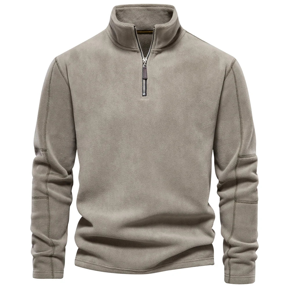 Sweat à col rabattu homme