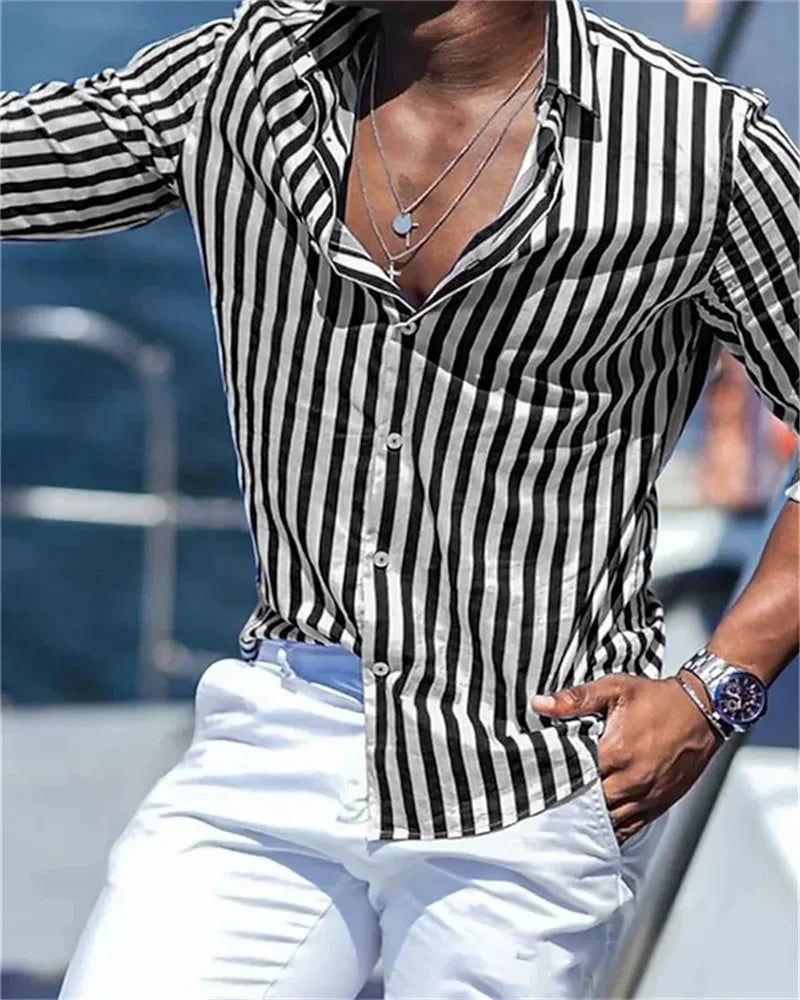 Chemise à rayures