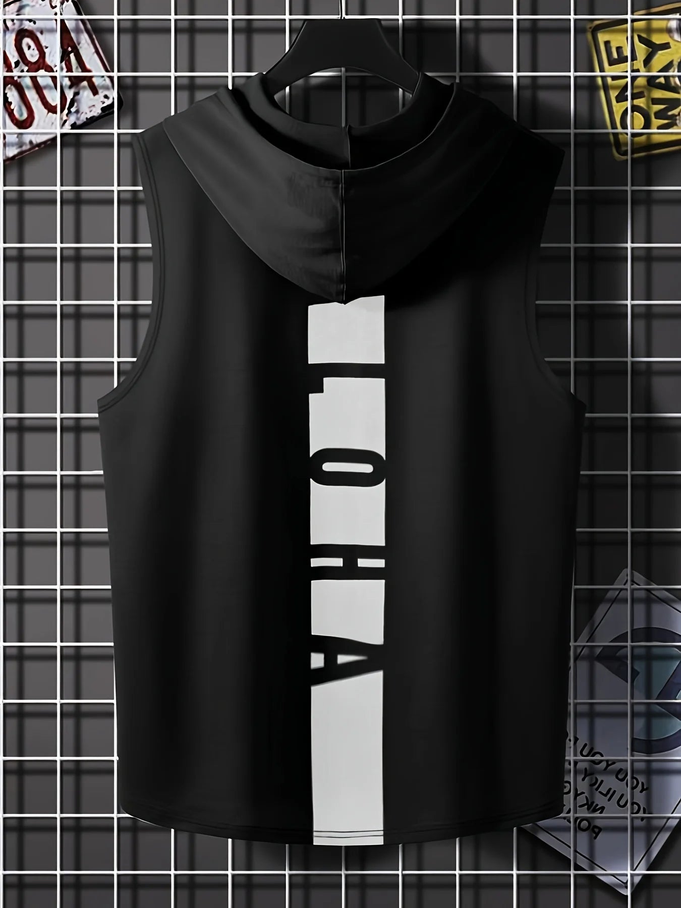 Hoodie Sans Manches Style Streetwear