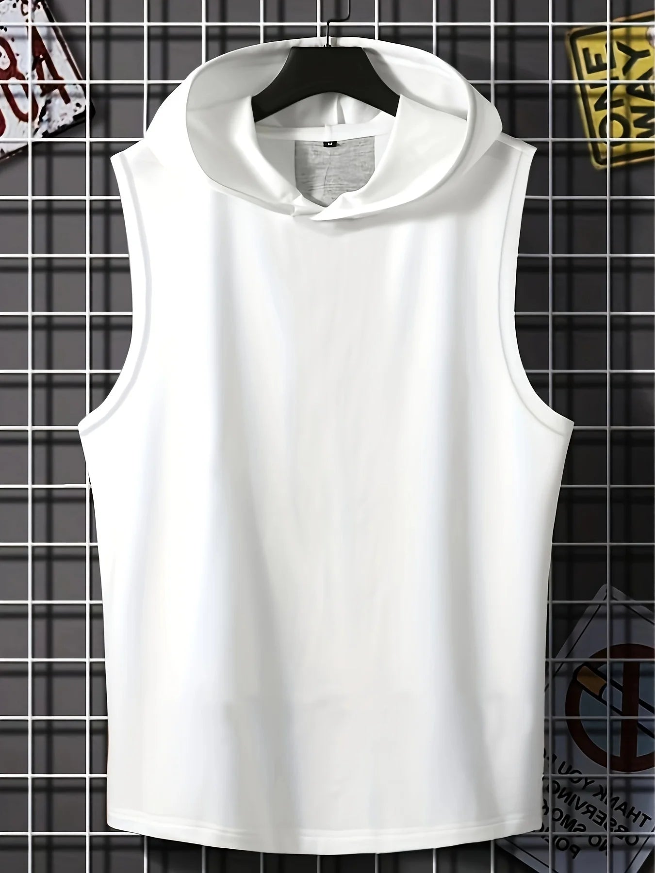 Hoodie Sans Manches Style Streetwear