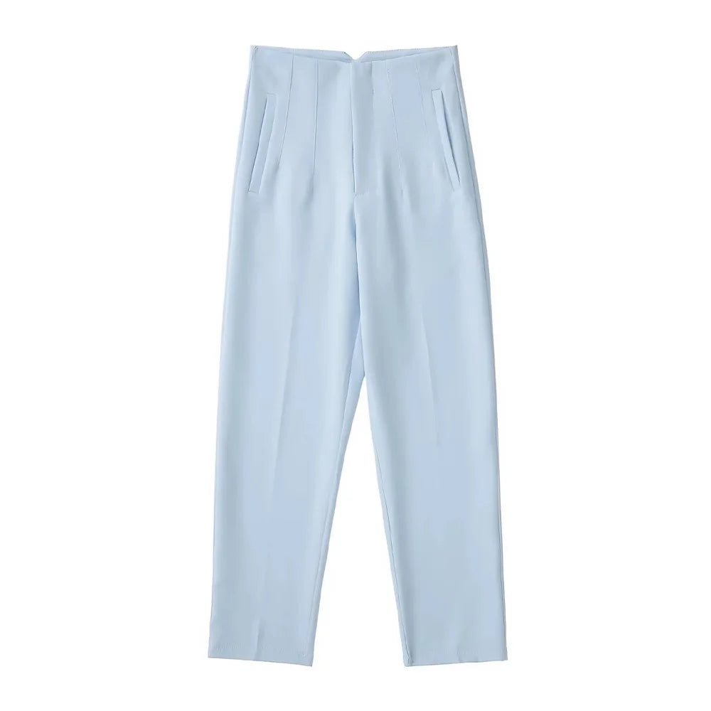 Pantalon Femme Taille Haute