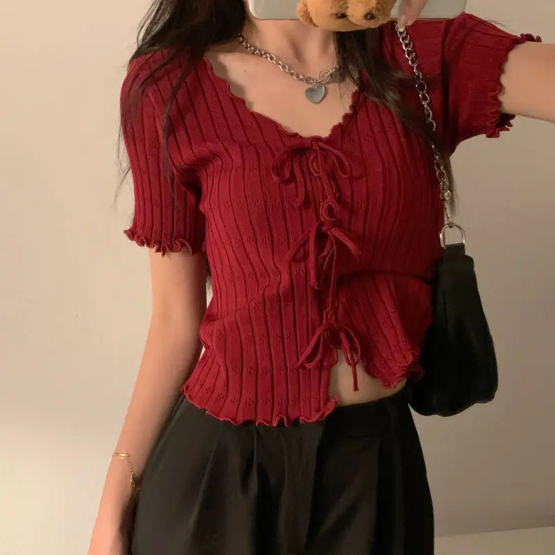 Haut Femme Col V Bohème