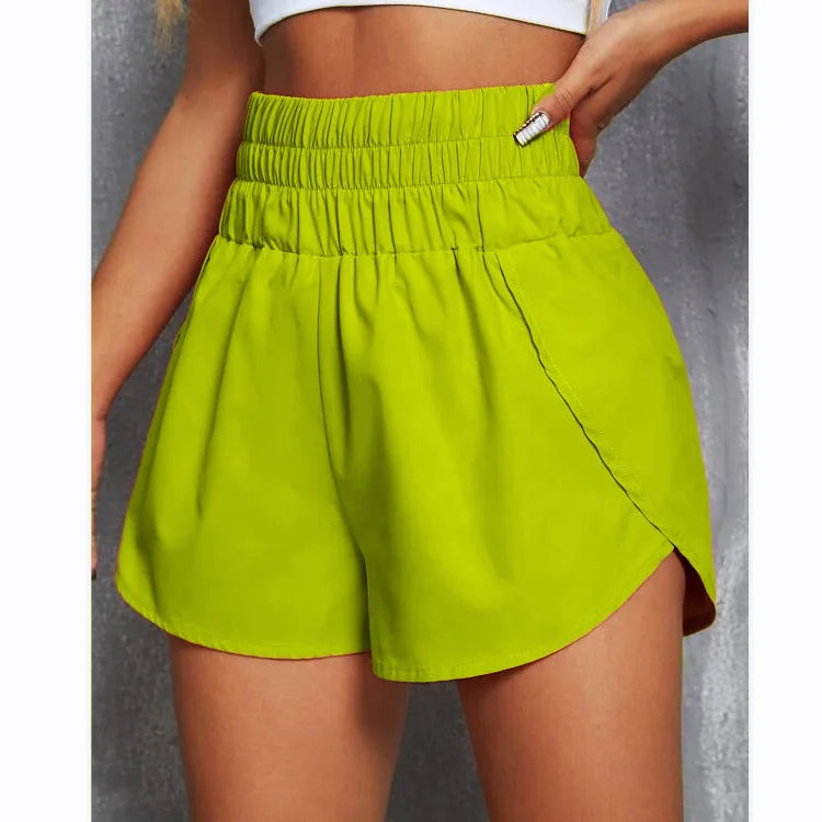 Short léger taille haute