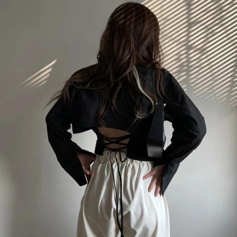 Chemise Élégante à Lacets