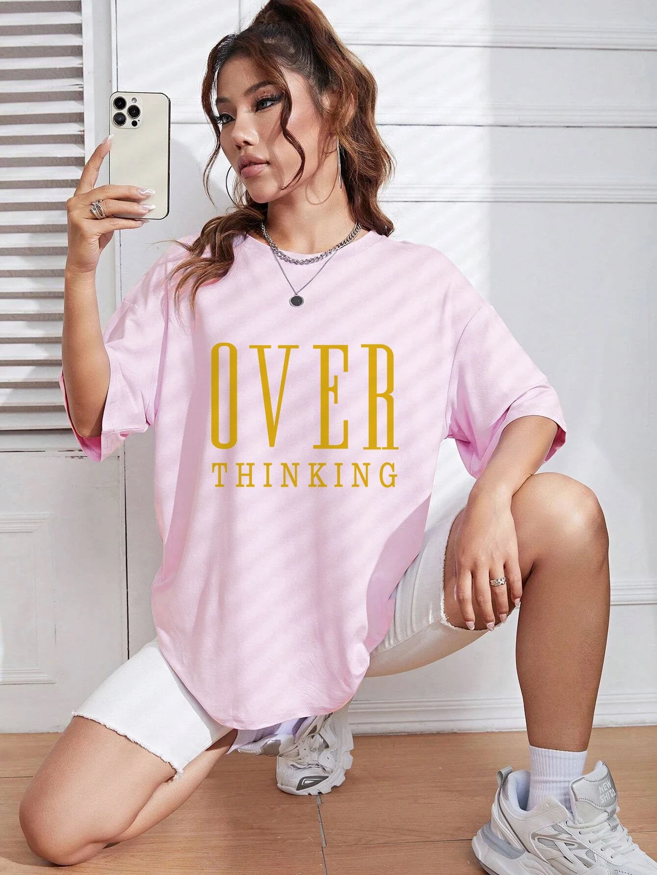 T-shirt été décontracté Over Thinking