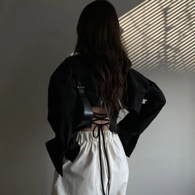 Chemise Élégante à Lacets