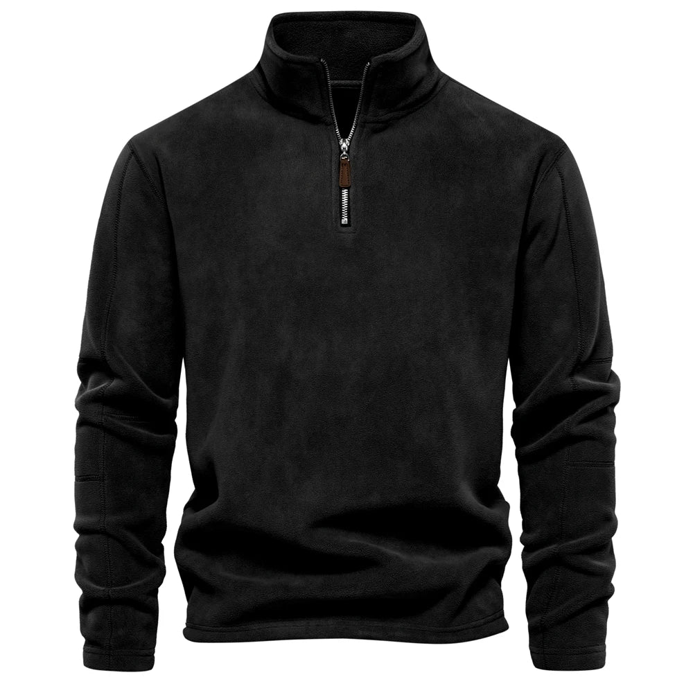 Sweat à col rabattu homme