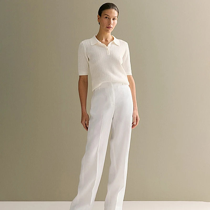 Chemise légère col rabattu