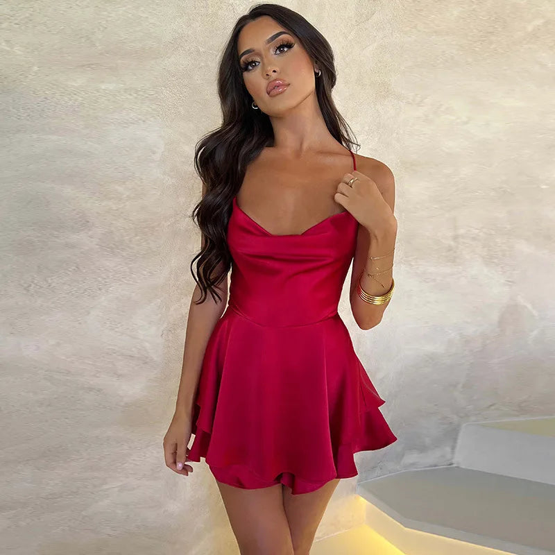 Robe dos nu à bretelles