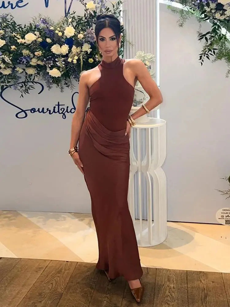 Robe Longue Sculptante