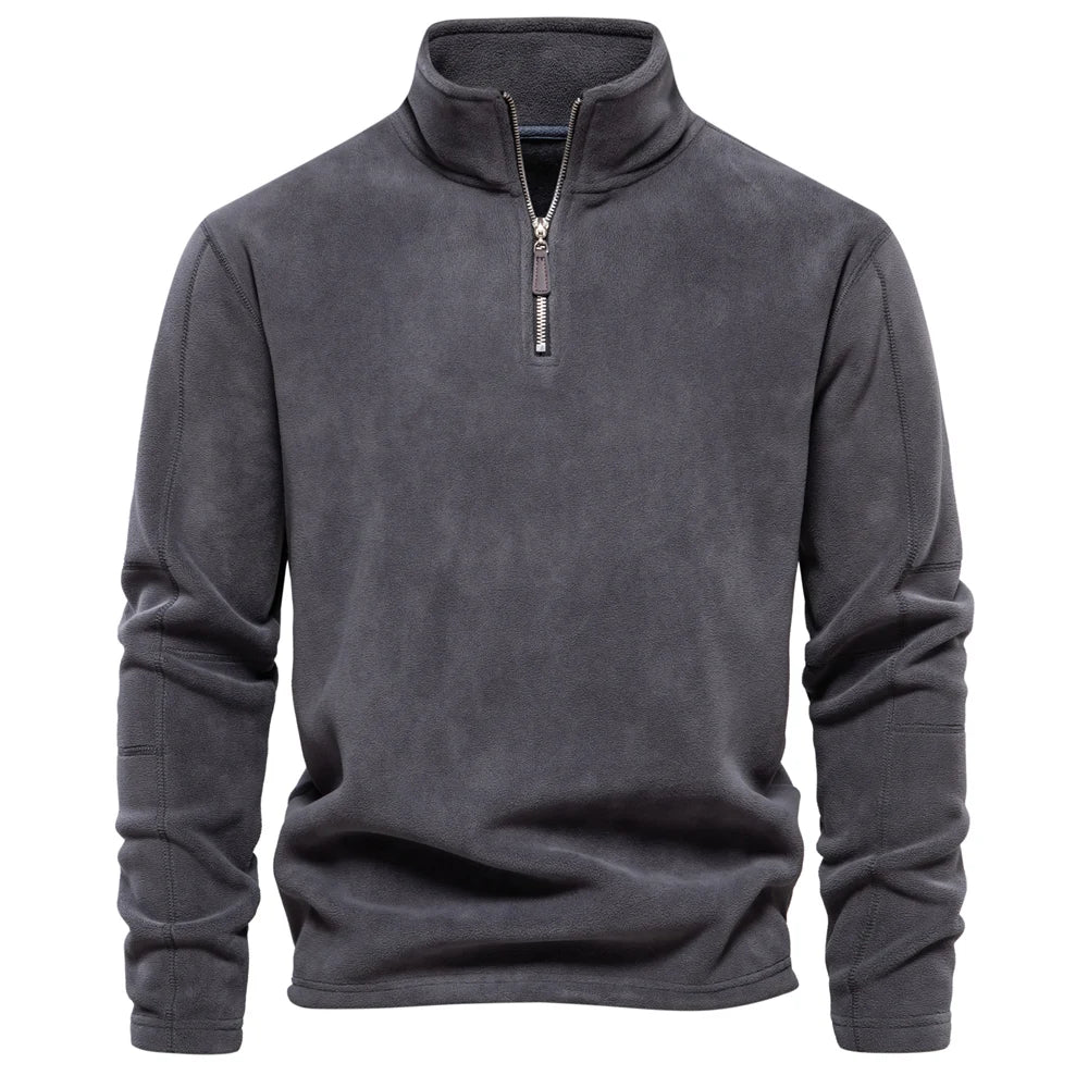 Sweat à col rabattu homme