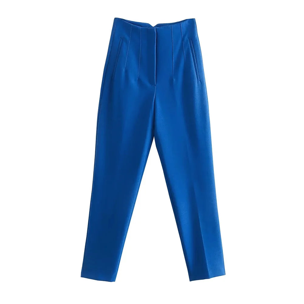 Pantalon Femme Taille Haute
