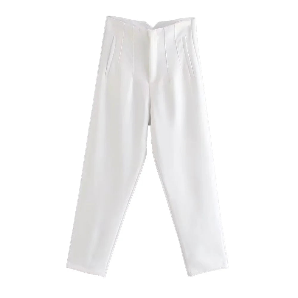Pantalon Femme Taille Haute