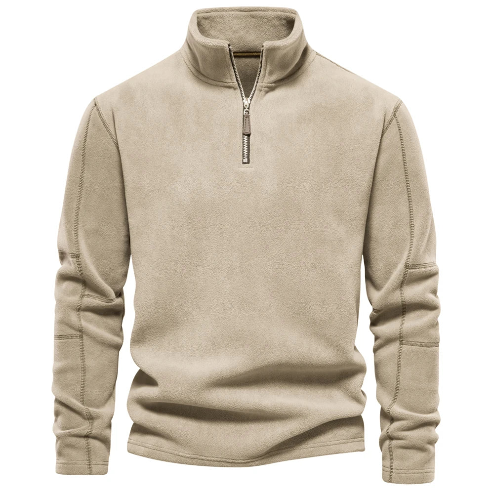 Sweat à col rabattu homme