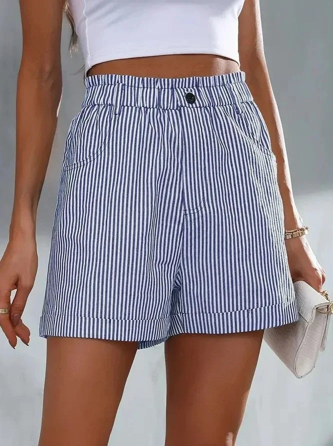 Short rayé casual