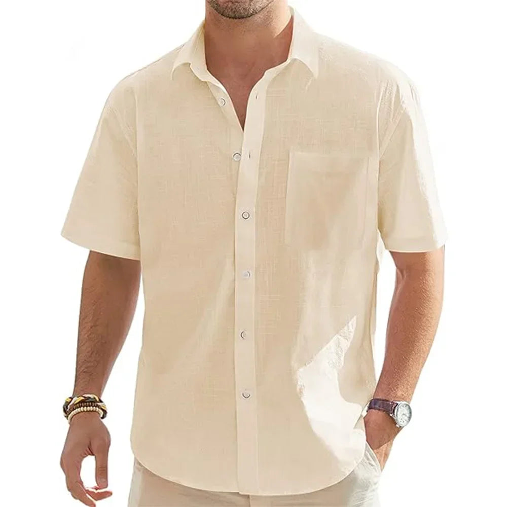 Chemise Eté en lin mélangé