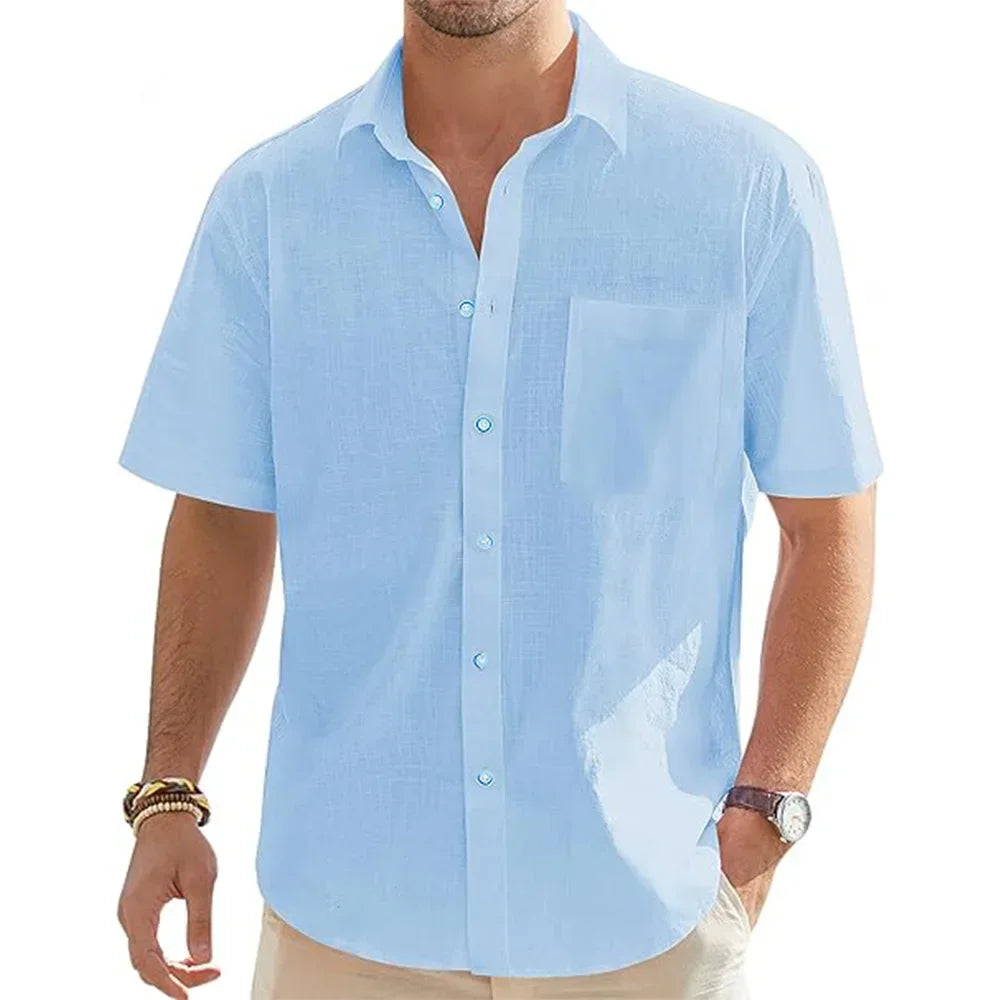 Chemise Eté en lin mélangé